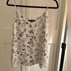 Zac & Rachel Floral Spaghetti Strap Camisole Top, Size Small